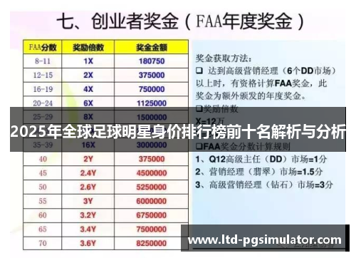 2025年全球足球明星身价排行榜前十名解析与分析