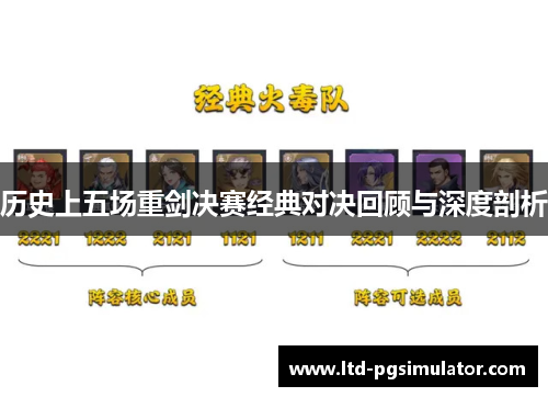 历史上五场重剑决赛经典对决回顾与深度剖析