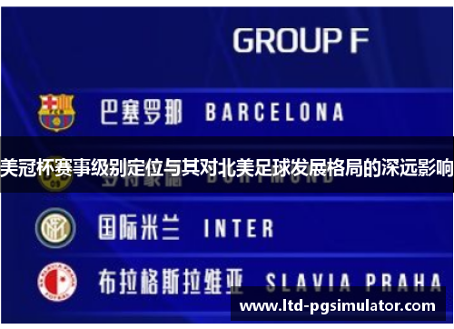 美冠杯赛事级别定位与其对北美足球发展格局的深远影响